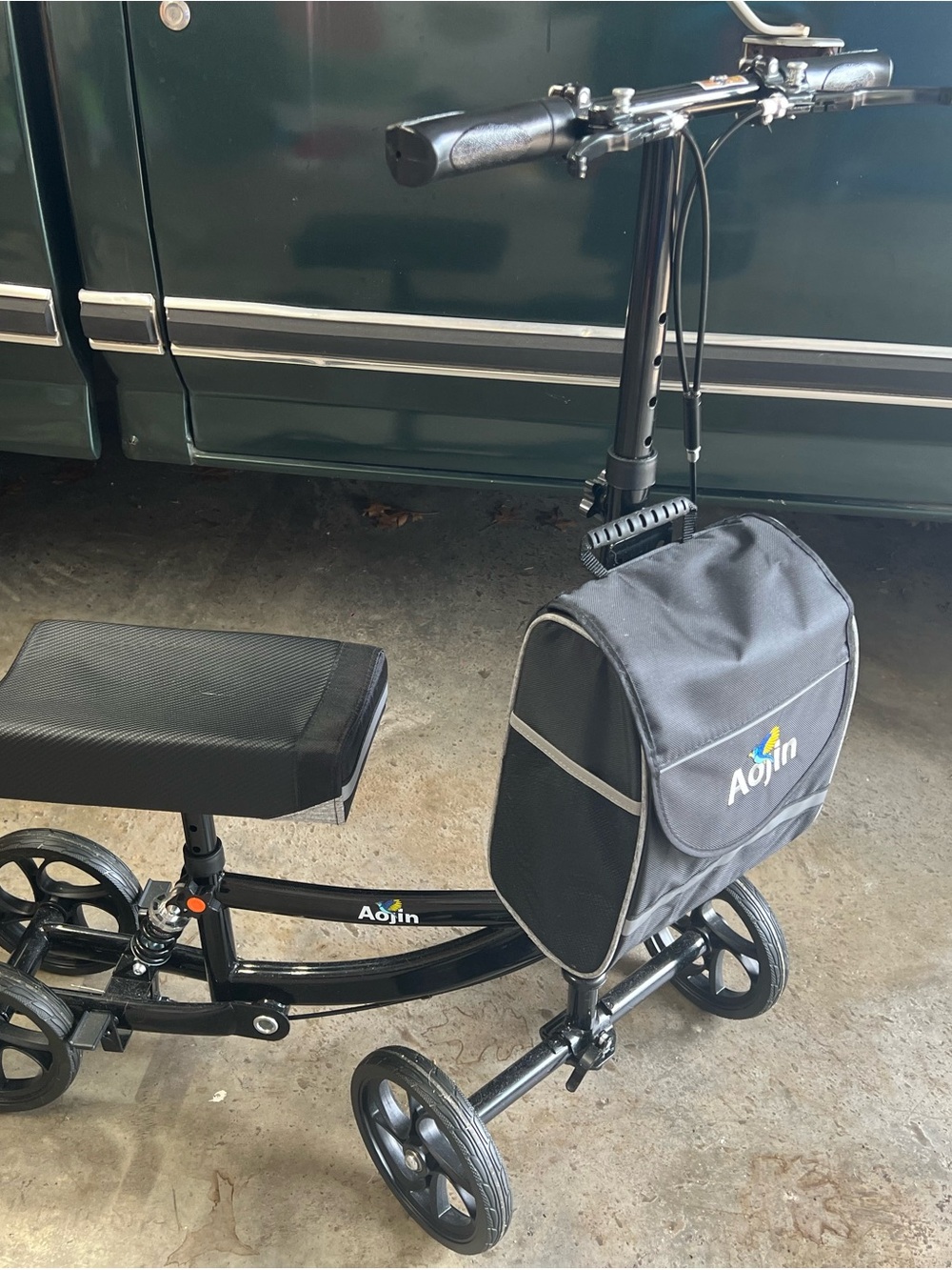 Aojin Knee Scooter for Adults for FootInjuries
